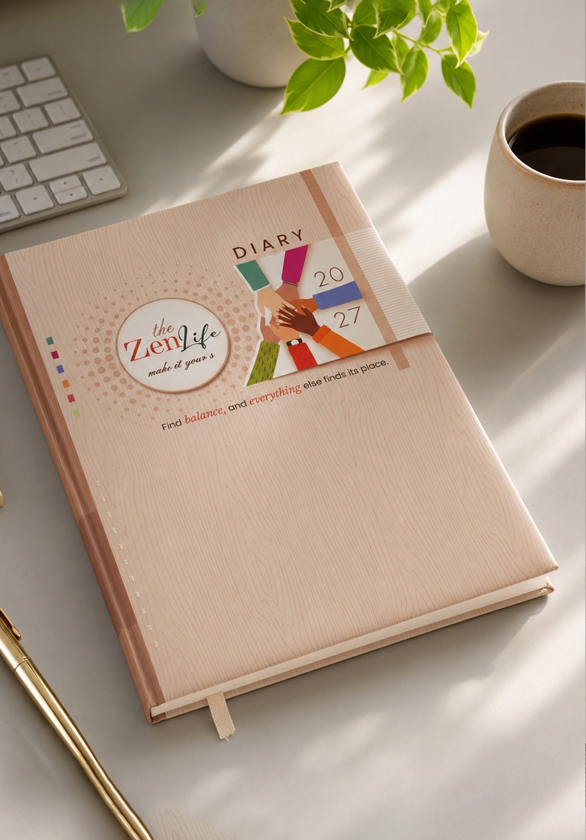 V-973 The Zen Life Theme Diary